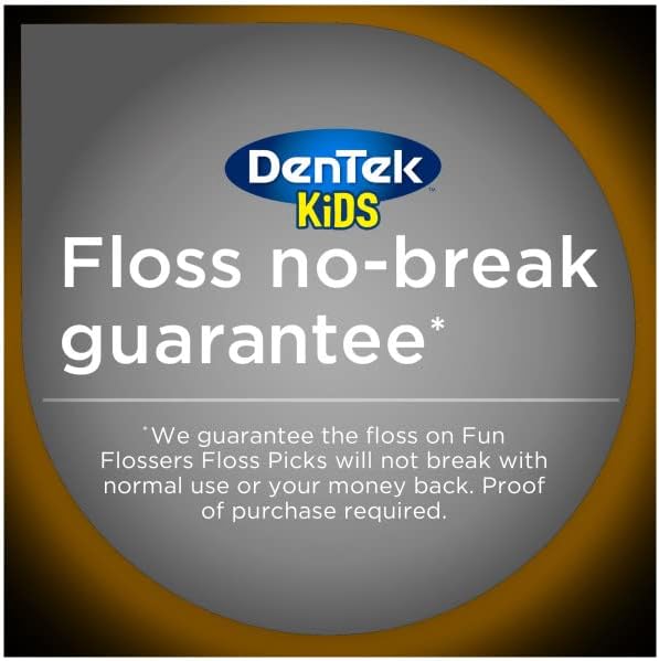 DenTek Kids Fun Flossers, Wild Fruit Flavor 40 Count (Pack of 3)