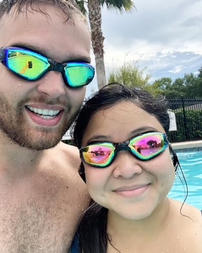 Aegend Swim Goggles, 2 Pack Swimming Goggles No Leaking Adult Men Women Youth