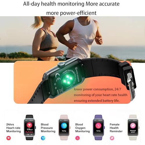 LZBWOL Health Fitness Tracker Watch for Men Women, 1.47" HD, 24/7 Heart Rate, Blood Oxygen, Sleep Monitor, 100+ Sports Mod...