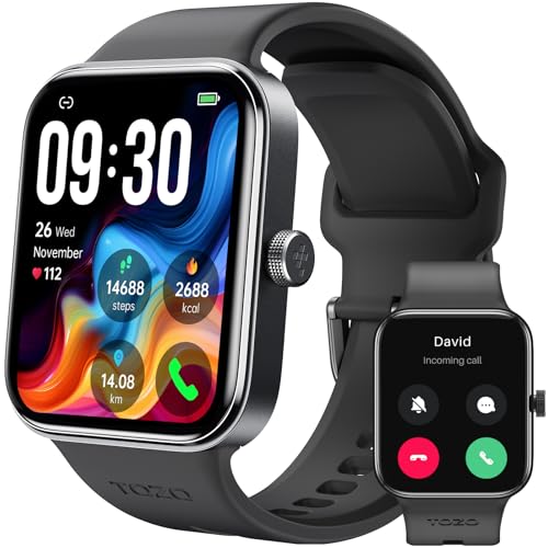 TOZO AMOLED S4 AcuFit One Smart Watch 1.78" Ultra-Clear Screen for Men Women, Call/Answer Fitness Tracker, Sleep Monitor I...