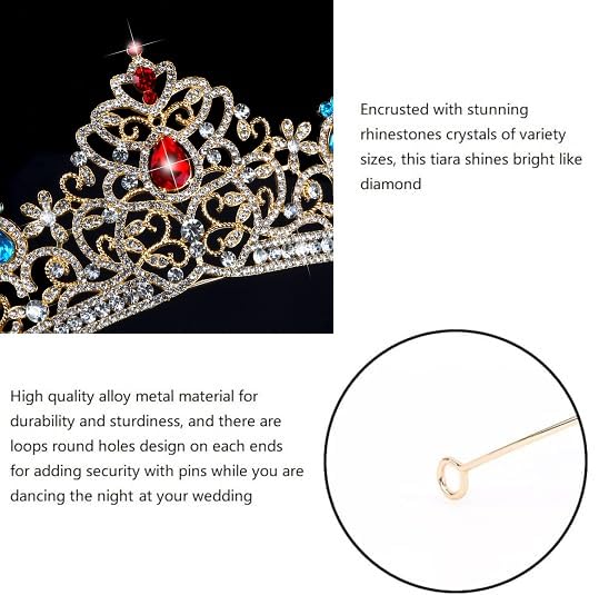 Crystal Crowns for Women Tiaras Bride Royal Queen Crown Princess Tiara Quinceanera Headpieces for Wedding Bridal Headband ...