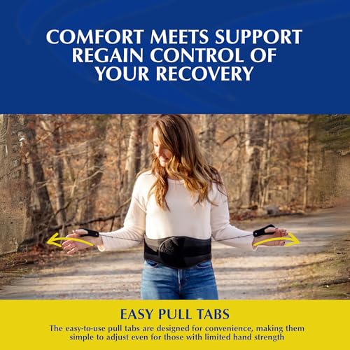 Brace Align Adjustable LSO Lumbar Back Brace - Lower Back Pain Relief, Sciatica, Herniated Disc, DDD & Spinal Stenosis - P...