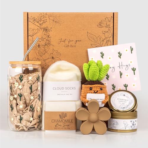 Self Care Get Well Care Package for Women - Birthday Gifts for Women Feel Better Soon Basket, Sympathy and Thinking of You...