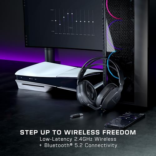 Turtle Beach Stealth 500 Wireless Amplified Gaming Headset for PS5, PS4, PC, & Mobile – 40-Hr Battery, Bluetooth, Memory F...