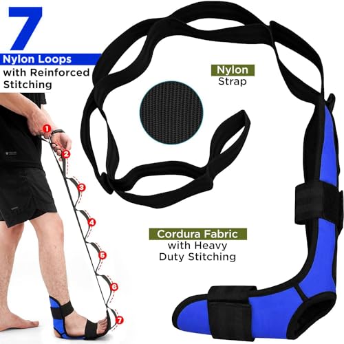 SHAZ Foot & Calf Stretcher, Fascia Hamstring Stretcher for Plantar Fasciitis, Achilles Tendonitis, Heel Spurs & Shin Splin...