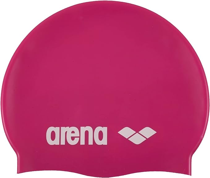Arena Classic Unisex Soft Silicone Swim Cap for Women and Men, Intensive Training Comfortable Non-Slip Long Hair Swimming Hat