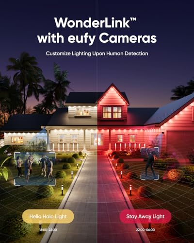 eufy Permanent Outdoor Lights E22, 100ft with 60 Triple-LED Lights, Smart RGBWW for Christmas, Daily and Holiday, Up to IP...