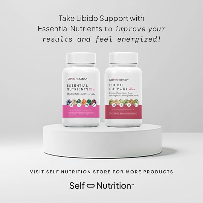 Libido Support for Women, Sensitivity & Desire, Women's libido- Female libido Booster with Horny Goat Weed, maca, tribulus, ashwagandha & More - USA, Keto - 60 Capsules