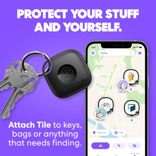 Tile by Life360 Starter Pack - Bluetooth Trackers and Item Finders for Keys, Wallets & More. Both iOS and Android Compatib...
