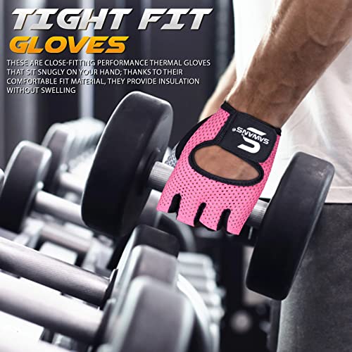 SAWANS Workout Gloves for Men and Women Weight Lifting Gloves Gym Fitness Exercise Cycling Pull ups Microfiber Lightweight...