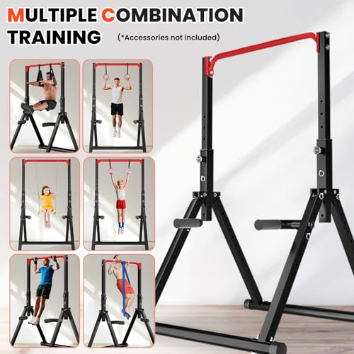 DOBESTS Power Tower Pull Up Bar Free Standing, Adjustable Foldable Pull Up Station, Home Gym Strength Training Equipment 7...