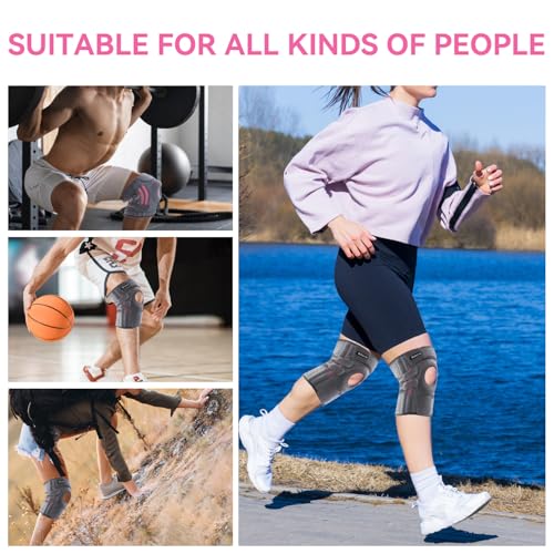 BIHEVN Knee Brace for Women - Adjustable Support for Arthritis, ACL Meniscus Tear & Knee Pain Relief or Injury Recovery - ...