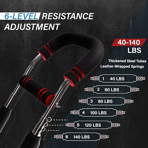 Adjustable Twister Arm Trainer – Upper Body Strength Workout Equipment for Home, Steel Resistance Exerciser with Grip & Fi...