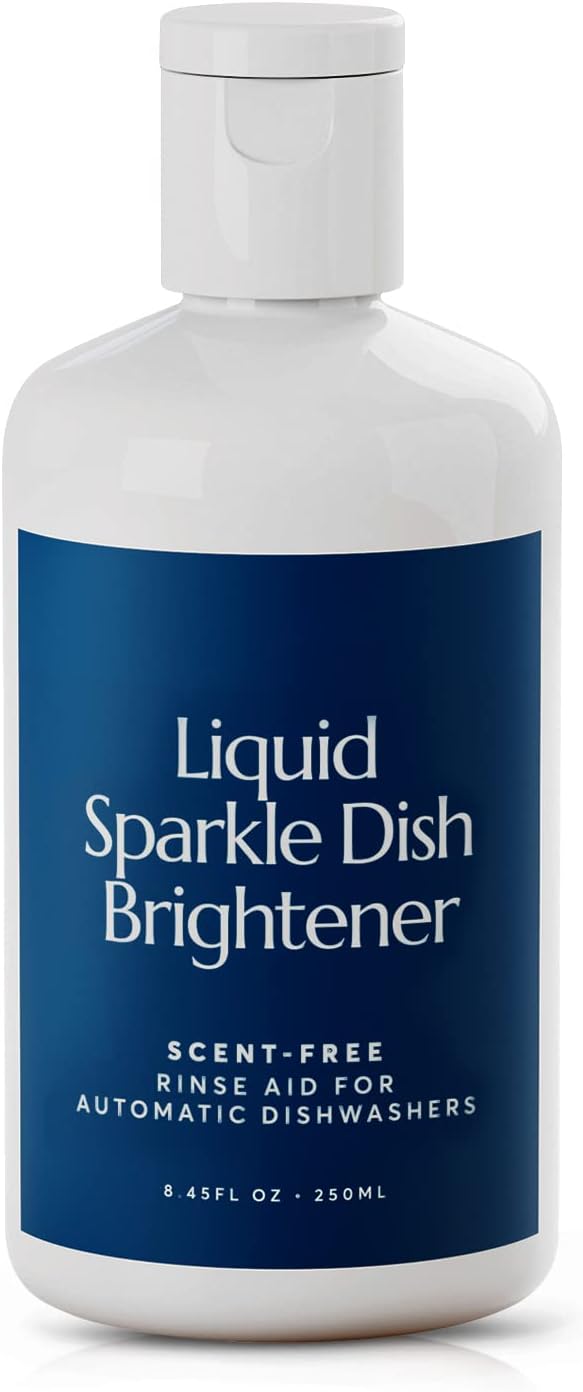 CLEANOMIC Liquid Sparkle Dish-Brightener - Dishwasher Rinse Aid