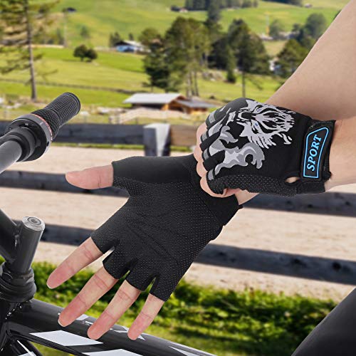 Accmor Kids Fishing Gloves, Kids Sport Cycling Gloves for Cycling Camping Fishing Outdoor Sports