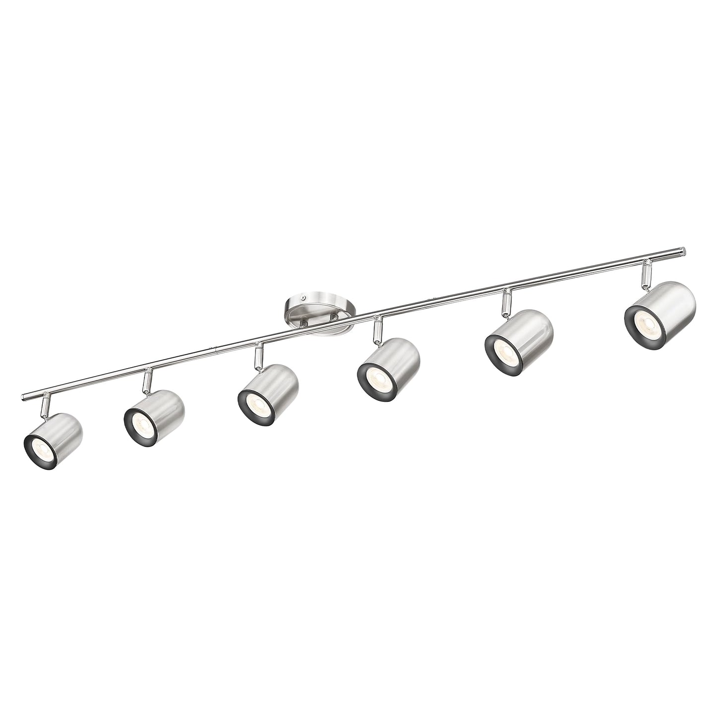 Femila Modern Track Lighting Fixtures Ceiling  46.3 Led Track Lighting  3000K Bulbs Included  4Fs78Tl-6 Bn