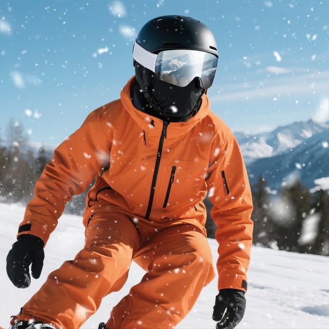 VCOROS Snowboard Ski Goggles Men Women Frameless Anti Fog OTG Snow Goggles Skating Skiing Snowmobile Detachable Lens
