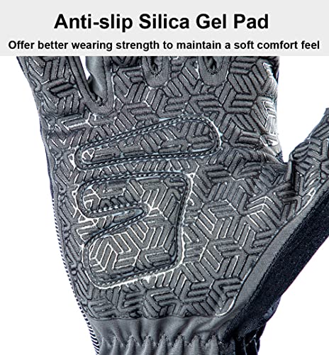 SUJAYU Full Finger Hiking & Cycling Gloves - Thin Gloves for Men & Women - UV Protection, Great for Adult Bikes, Driving &...