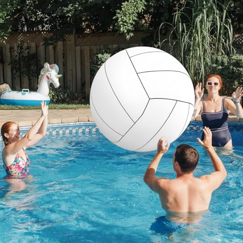 Libima 27 Inch Giant Inflatable Volleyball Large Beach Pool for Outdoor Activity Themed Party