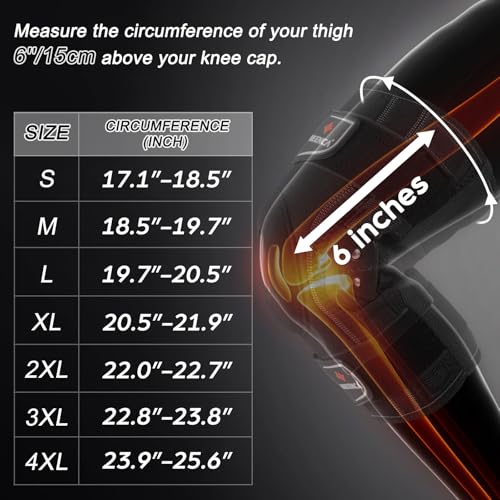 NEENCA Professional Knee Brace for Knee Pain, Hinged Knee Support with Removable Dual Side Stabilizers, Strong Stability f...