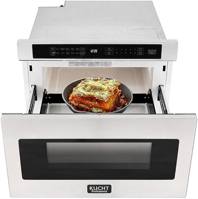 Pemberly Row 23.8" Modern Stainless Steel Microwaves in Silver