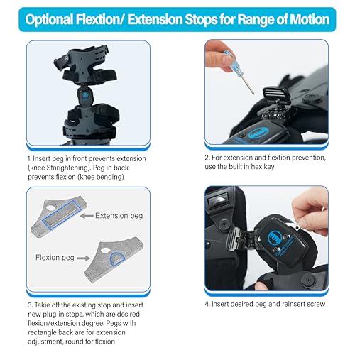 Comfyorthopedic Men & Women OA Unloader Knee Brace, Medial Arthritis Pain & Osteoarthritis Offloader, Bone on Bone Cartila...