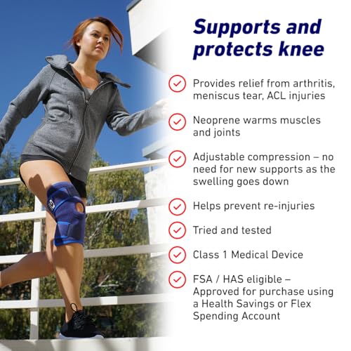 Neo-G Knee Support, Open Patella – Knee Support for Knee Pain Arthritis, Joint Pain Relief, Meniscus tear, runners knee, p...