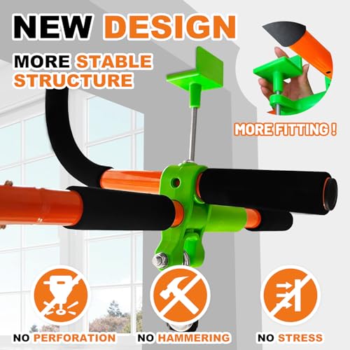 Doorway Swing for Kids & Door Pull Up Bar for Adults - Indoor Kid Swing with 4pcs Accessories - Multi-Function Doorway Gym...