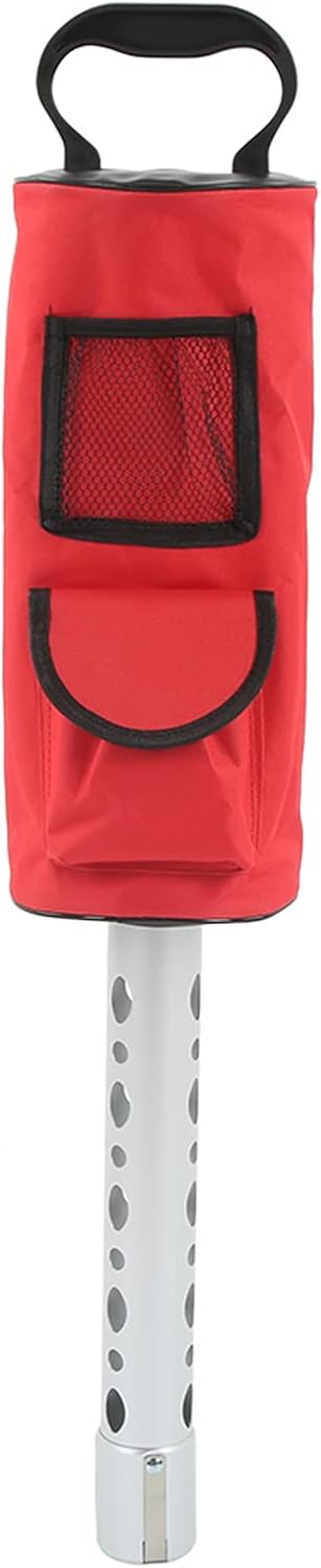 Golf Ball Retriever, Large Capacity Shag Bag with Aluminum Alloy Tube, Portable Golf Ball Shagger for Indoor Outdoor Course