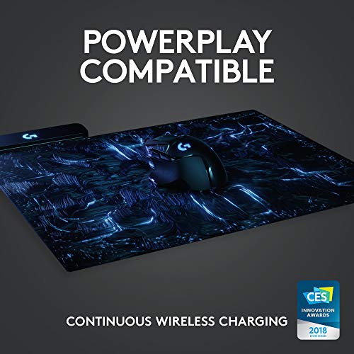 Logitech G502 Lightspeed Wireless Gaming Mouse with Hero 25K Sensor, PowerPlay Compatible, Tunable Weights and Lightsync R...