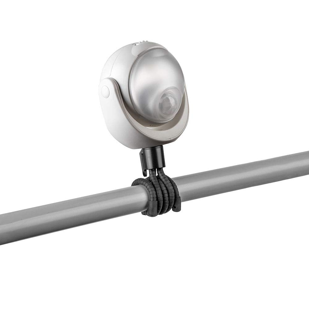 Limitless Innovations Lumenology Portable LED Motion Sensor Light 148 Lumens 13 ft Range Tripod Base Magnetic Option White Model LMLGY-SMSL-002