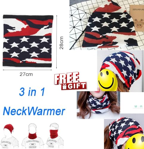 FINGER TEN Kids Winter Gloves Warm Waterproof with Free Neck Warmer Boys Girls Touchscreen for Cold Weather Outdoor Sports