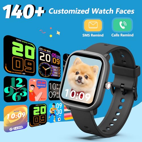 Kids Wach for Girls Boys 6-15 Year Old - Smart Watch for Kids 1.8" Fitness Tracker ,No Phone needed,Pedometer Sleep Monito...
