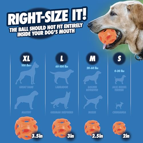 Chuckit! Air Fetch Ball Dog Toy, Small (2 Inch Diameter), for dogs 0-20 lbs, Pack of 2
