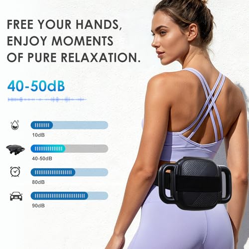 APXPF 6 Head Massage Gun - Deep Tissue Massage Gun with 50 Adjustable Intensities & 9 Modes, Electric Percussion Massage T...