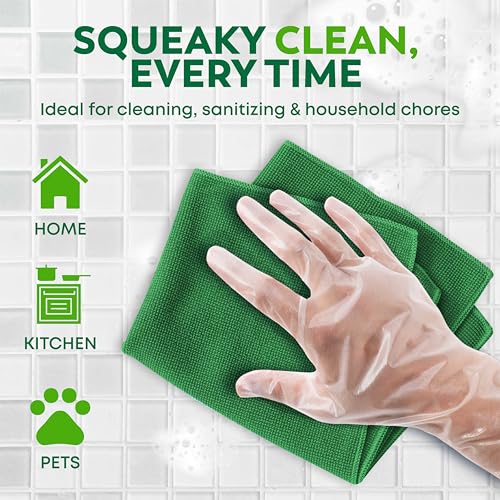 Keppi Disposable Gloves - BPA & Latex Free - Gloves Disposable Latex Free - For Food Handling - Food Safe - For Cooking