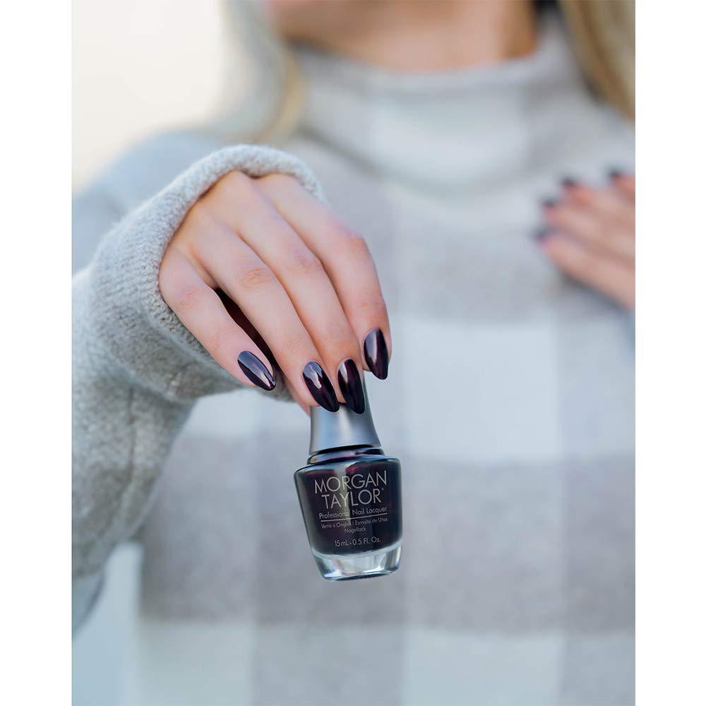 Morgan Taylor Nail Lacquer Shake Up The Magic! Collection (Center of Attention) Red Professional, Vibrant, Chip-Resistant, Fast-