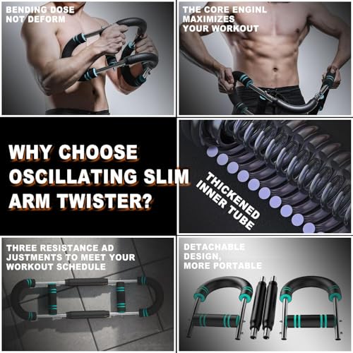Ultimate Twister Arm Trainer, Adjustable Chest Workout Equipment, Arm Trainer for Men, Chest Trainer for Men, Shoulder Mus...