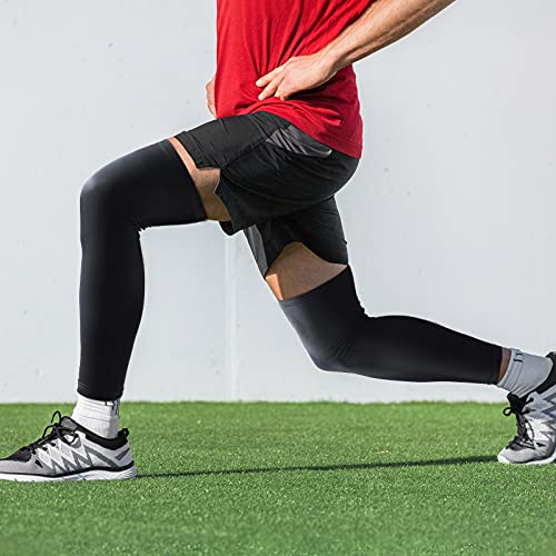 Tatuo Leg Sleeves Compression Long Knee Sleeve UV Protect for Men Women Sport Basketball Football