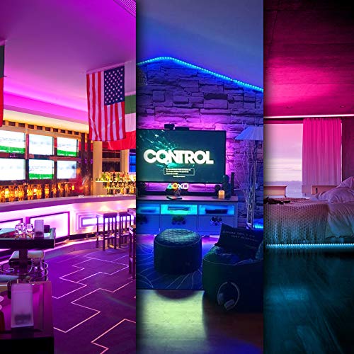 DAYBETTER Led Strip Lights 100 ft Smart with App Remote Control, 5050 RGB for Bedroom, Living Room, Home Decoration, Music...