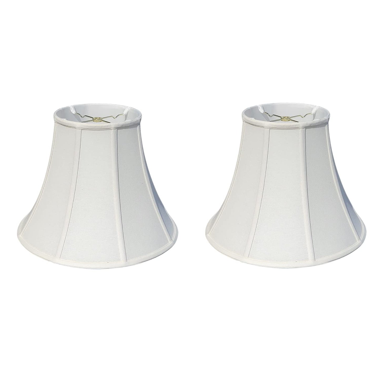 Royal Designs, Inc. True Bell Basic Lamp Shade, Linen Eggshell, 8in x 16in x 12.625in, Model BSO-704-16LNEG-2,