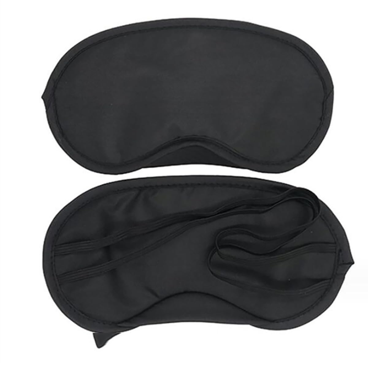 10 PCS Blindfold Eye Cover Sleep Mask Eye Masks Shade Cover for Team Building Games Party Night Blindfold with Adjustable Strap(Black)