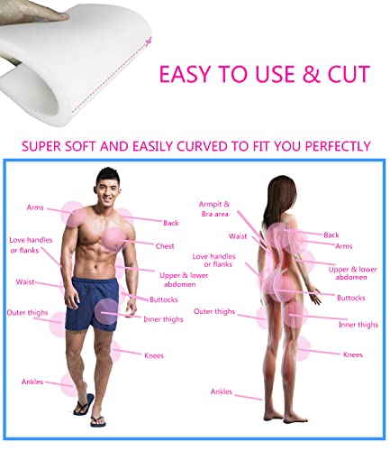 KAIHENG 2 Pack Lipo Foam Pads BBL Post Surgery Foam Boards Liposuction Surgery Foam Sheet for Using with Flattening Abdomi...