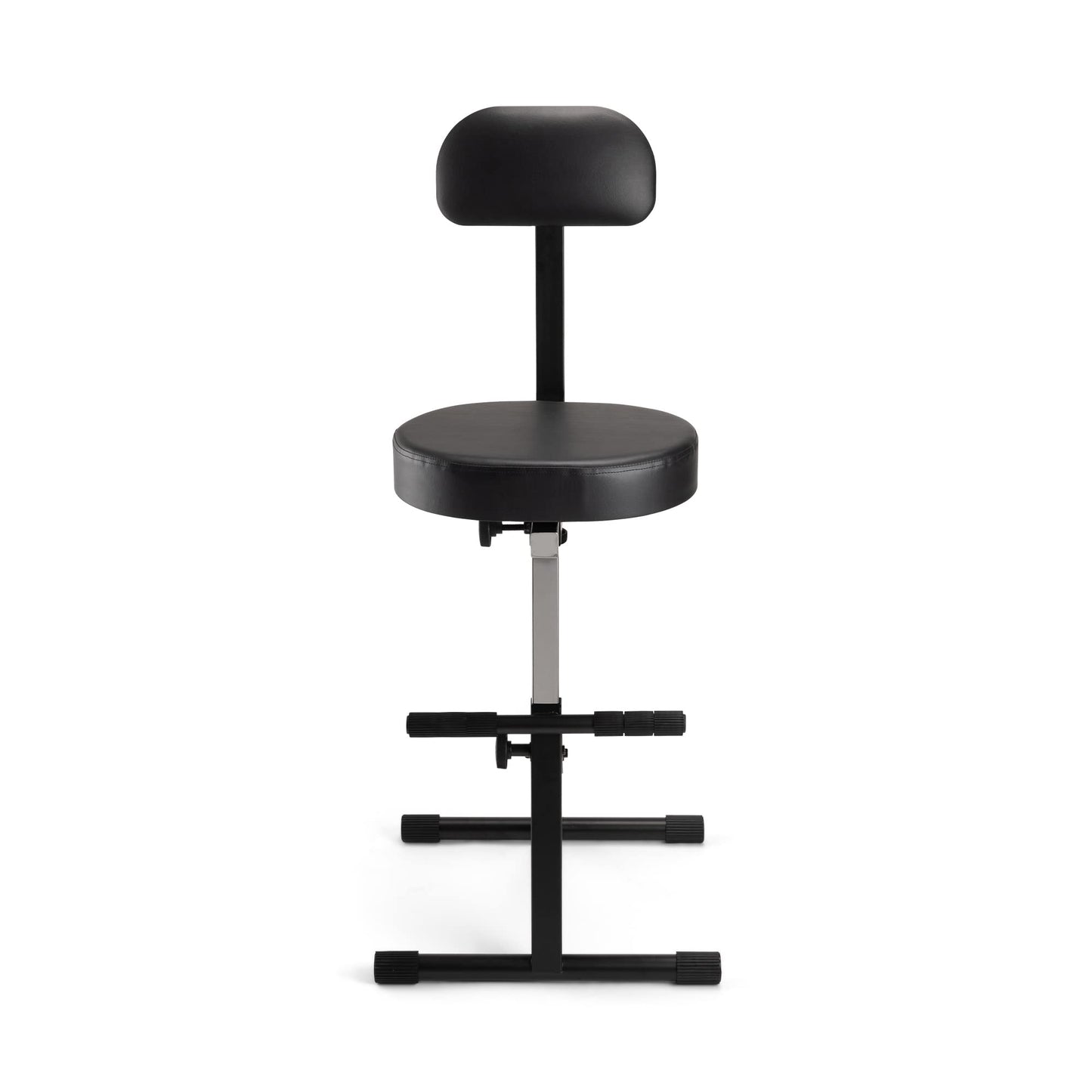 On-Stage Dt8500 Guitar/Keyboard Throne (Seating For Keyboards, Pianos, Synths, Organs, And Guitars, Adjustable Height, Padded Ba