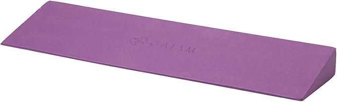 Gaiam Yoga Block Wedge - Lightweight EVA Foam - Yoga Wedge for Wrist and Lower Back Support - Slant Board for Comfortable ...