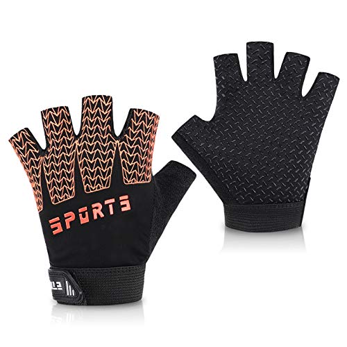 Accmor Kids Sport Gloves, Kids Half Finger Gloves for Boys Girls Cycling, Camping, Fishing, Outdoor Sports