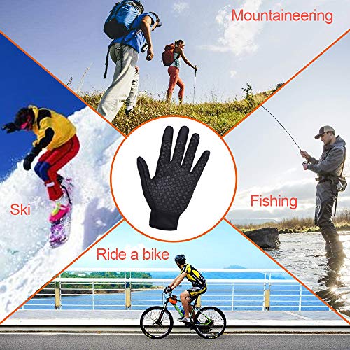 XPSZDBS Gloves - Touch Screen Windproof, Warm & Adjustable. Perfect for Outdoor Running, Cycling, Fishing, Skiing & More
