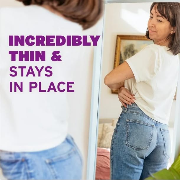 Healthy Surplus Poise Microliners, Longest Length - Incontinence 1 Drop Lightest Absorbency, 50 Count (2 Pack - Total of 100 Liners) and Vital Volumes Skin Care Basics Tips Card | Bundle (100 Liners)