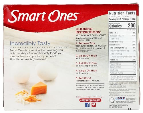Smart Ones Ham & Cheese Scramble Frozen Meal, 6.49 oz Box