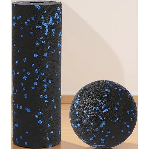 Mrxxjz Mini Foam Roller and Massage Ball Set, 6-Inch Small Foam Roller & 3.2-Inch Ball for Travel, Back, Legs, and Muscle ...